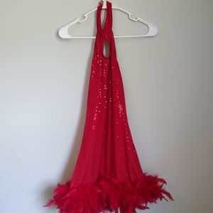 Red hot dance outfit